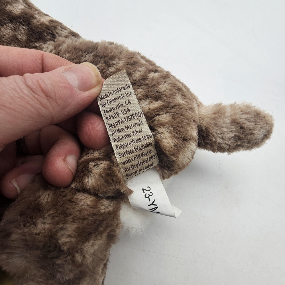 Folkmanis Bobcat Kitten Hand Puppet Plush Soft Toy Brown Lynx Cat 11"‎ Kids - Picture 9 of 12